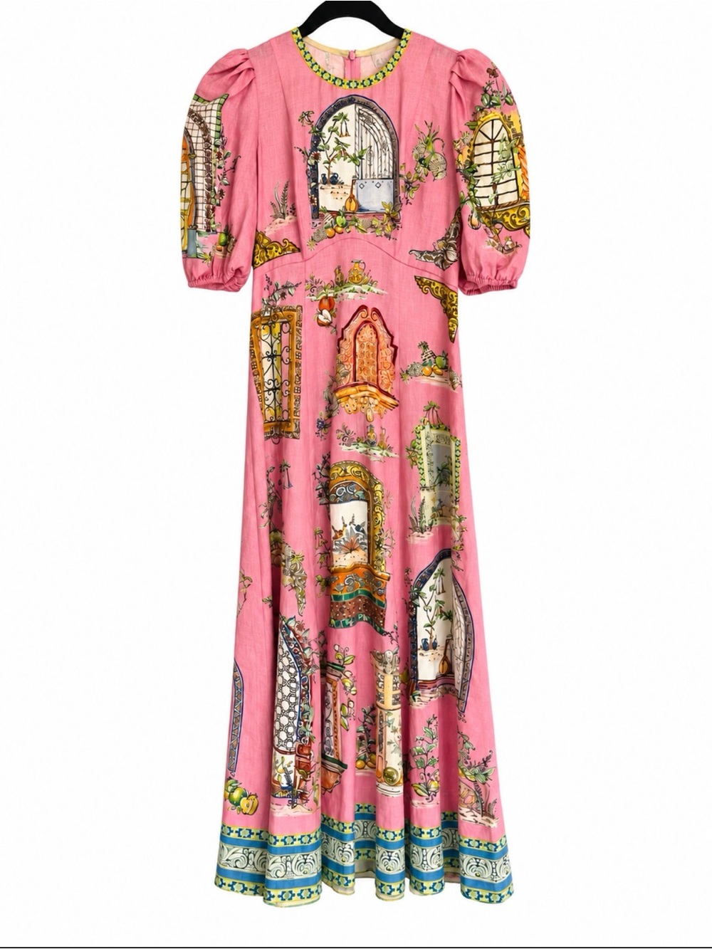 Anemias Monte linen Midi Dress. Size 2